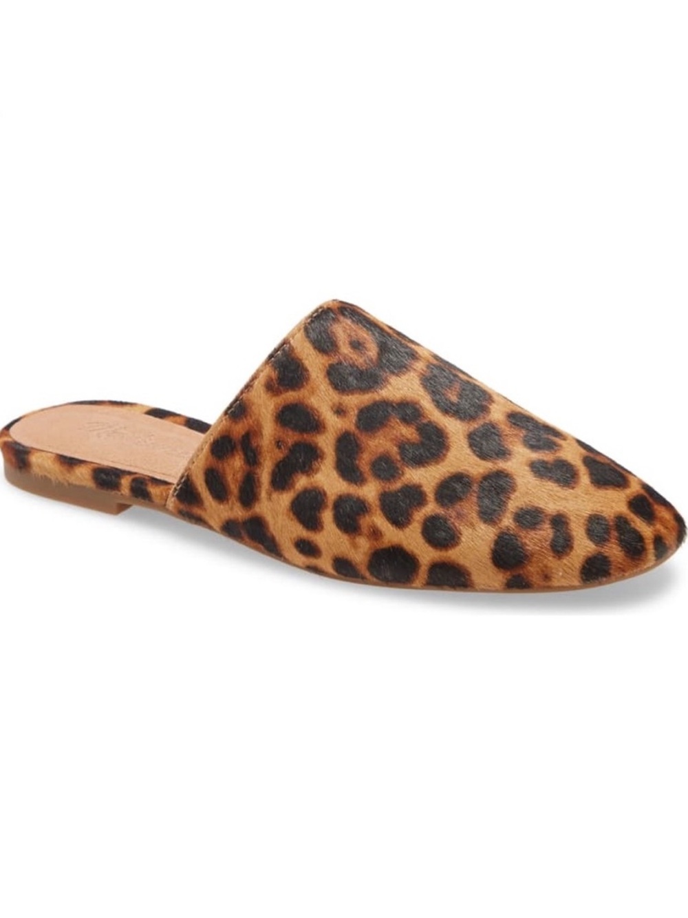 Madewell Cory Mule Leopard Calf Hair Slide 6